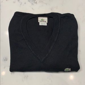 Lacoste sweater, black.
